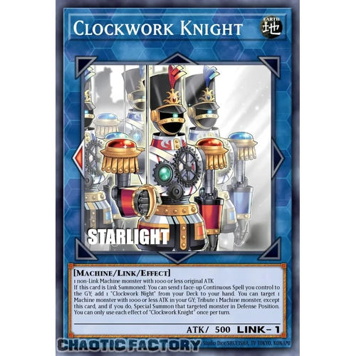 RA05-EN058 Clockwork Knight Starlight Rare 1st Edition NM