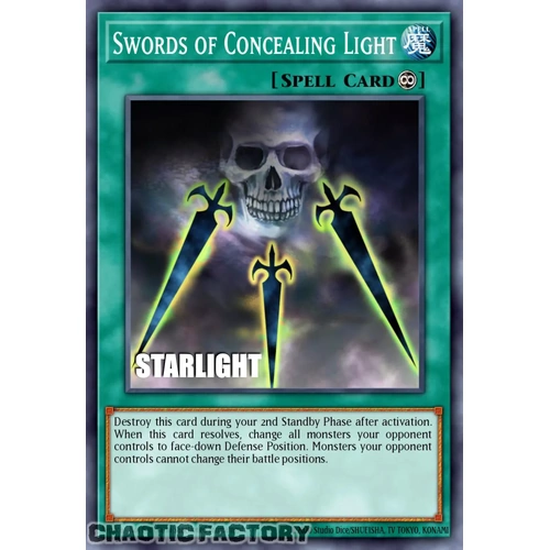 RA05-EN059 Swords of Concealing Light Starlight Rare 1st Edition NM