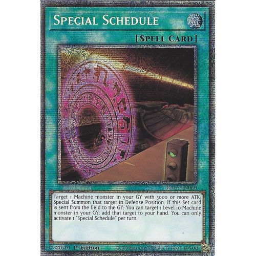 RA05-EN060 Special Schedule Starlight Rare 1st Edition NM
