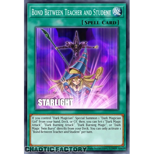 RA05-EN061 Bond Between Teacher and Student Starlight Rare 1st Edition NM