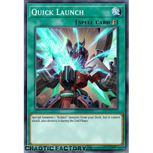 RA05-EN062 Quick Launch Platinum Rare 1st Edition NM