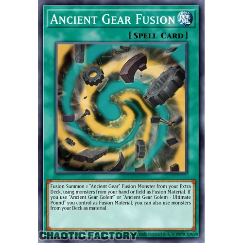 RA05-EN063 Ancient Gear Fusion Collector's Rare 1st Edition NM