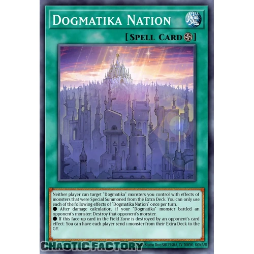 RA05-EN066 Dogmatika Nation Platinum Rare 1st Edition NM