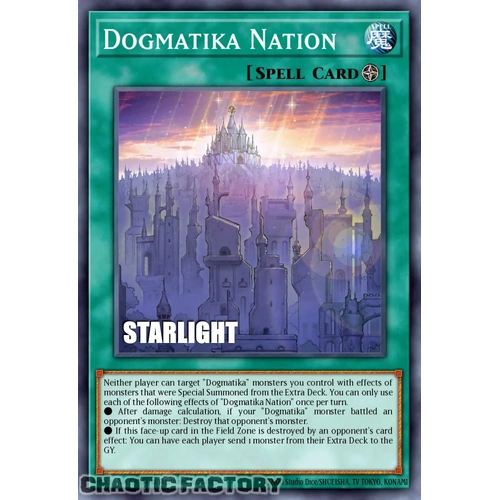 RA05-EN066 Dogmatika Nation Starlight Rare 1st Edition NM
