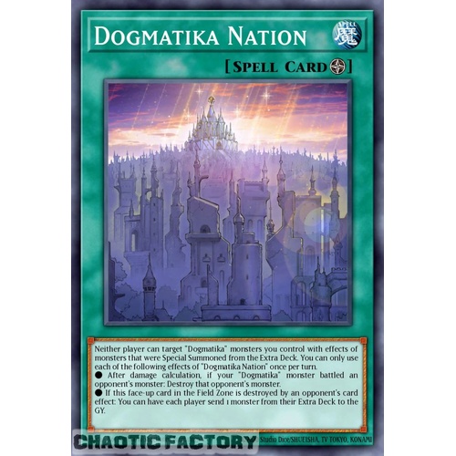 RA05-EN066 Dogmatika Nation Ultimate Rare 1st Edition NM