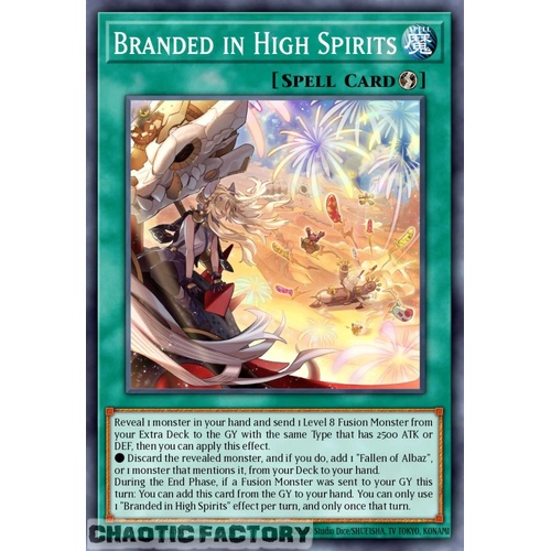 RA05-EN067 Branded in High Spirits Ultimate Rare 1st Edition NM