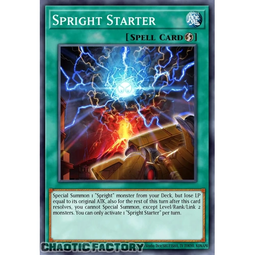 RA05-EN068 Spright Starter Platinum Rare 1st Edition NM