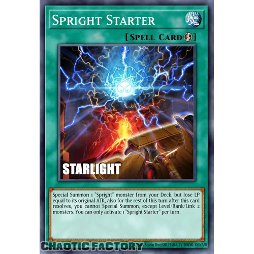 RA05-EN068 Spright Starter Starlight Rare 1st Edition NM