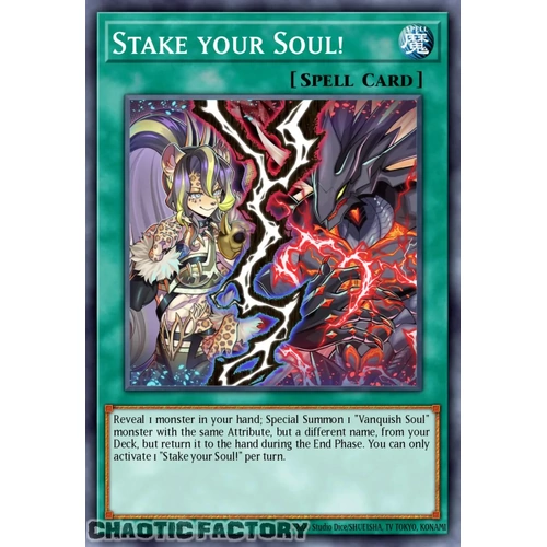 RA05-EN069 Stake your Soul! Secret Rare 1st Edition NM