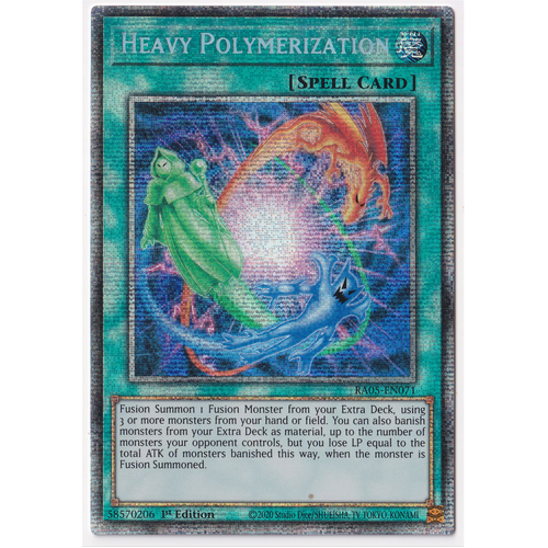 RA05-EN071 Heavy Polymerization Starlight Rare 1st Edition NM