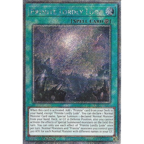 RA05-EN072 Primite Lordly Lode Platinum Rare 1st Edition NM