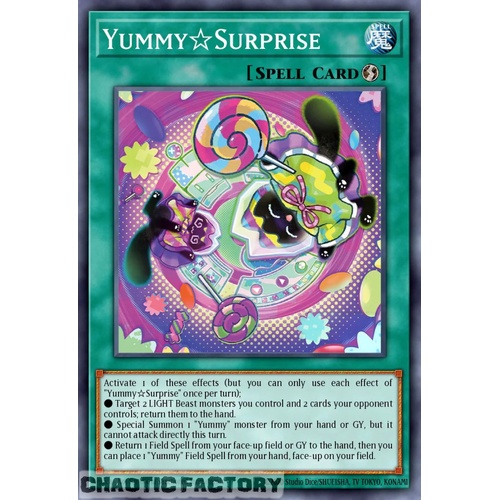RA05-EN074 Yummy☆Surprise Ultimate Rare 1st Edition NM