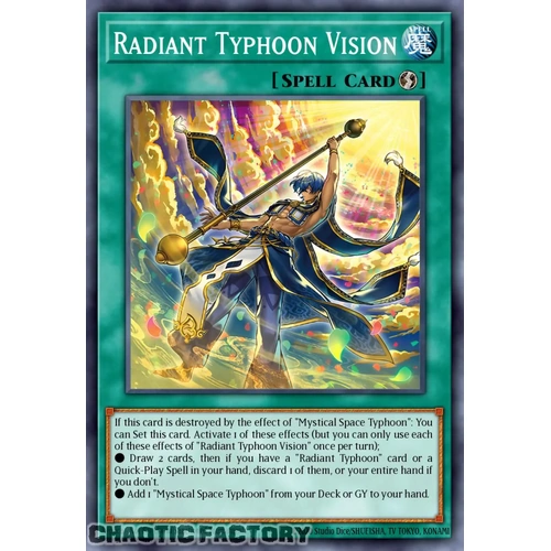 RA05-EN075 Radiant Typhoon Vision Ultra Rare 1st Edition NM