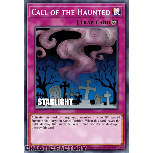 RA05-EN076 Call of the Haunted Starlight Rare 1st Edition NM