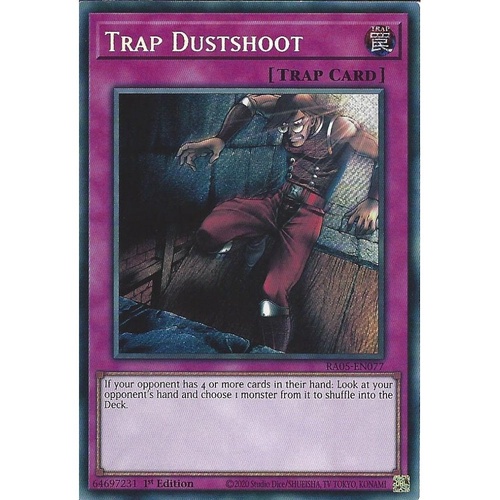 RA05-EN077 Trap Dustshoot Secret Rare 1st Edition NM