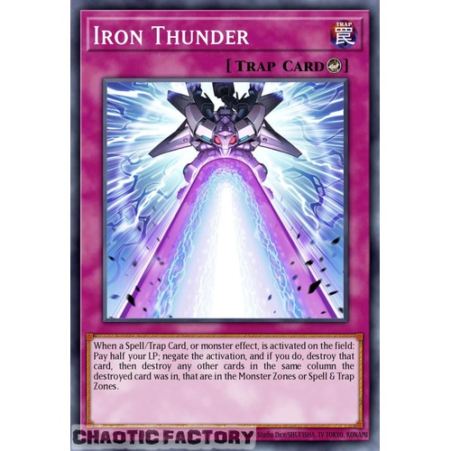 RA05-EN079 Iron Thunder Ultimate Rare 1st Edition NM