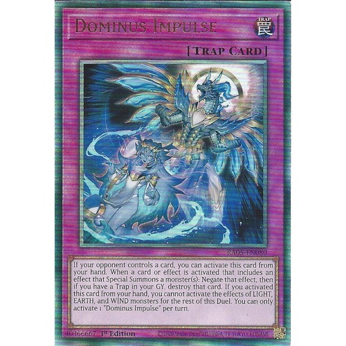 RA05-EN080 Dominus Impulse Ultimate Rare 1st Edition NM
