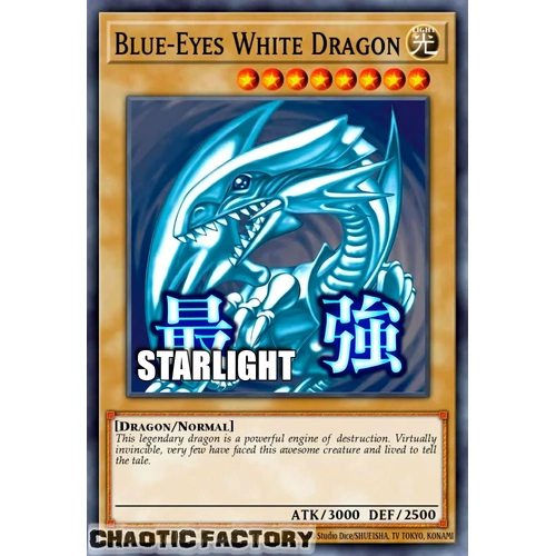 RA05-EN085 Blue-Eyes White Dragon Starlight rare 1st Edition NM