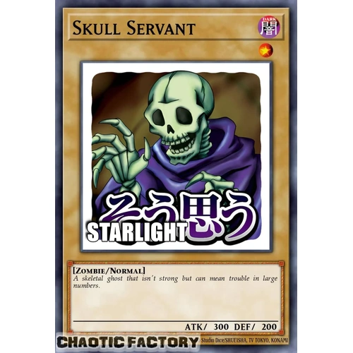 RA05-EN087 Skull Servant Starlight rare 1st Edition NM