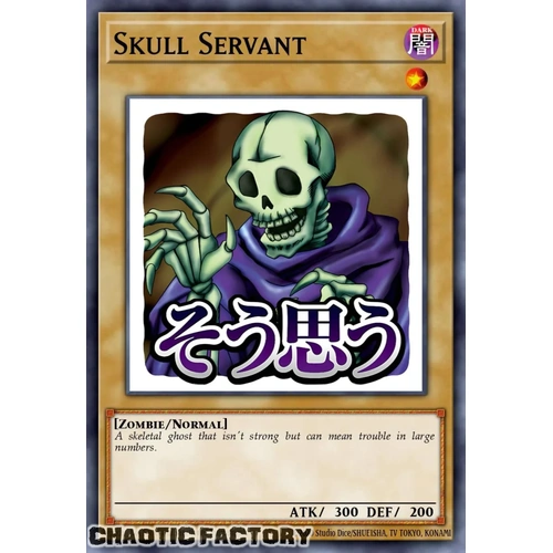 RA05-EN087 Skull Servant Ultra Rare 1st Edition NM