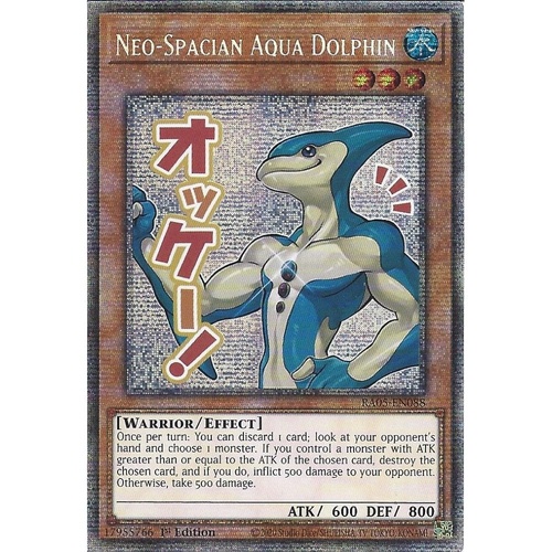 RA05-EN088 Neo-Spacian Aqua Dolphin STAMP Starlight rare 1st Edition NM