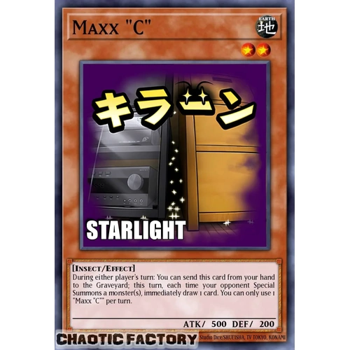 RA05-EN089 Maxx C Starlight rare 1st Edition NM