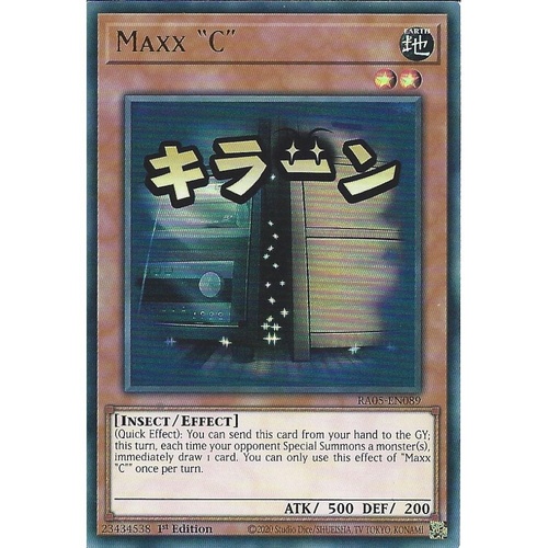 RA05-EN089 Maxx C STAMP Ultra Rare 1st Edition NM