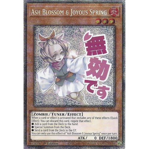 RA05-EN091 Ash Blossom & Joyous Spring STAMP Starlight rare 1st Edition NM