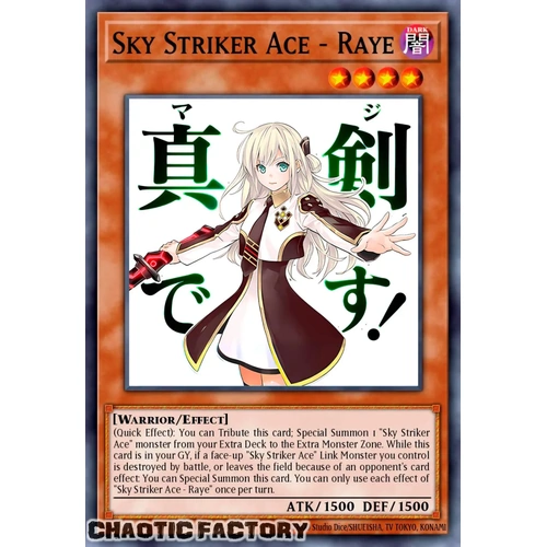 RA05-EN093 Sky Striker Ace - Raye Ultra Rare 1st Edition NM
