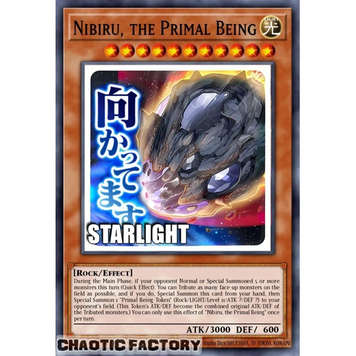 RA05-EN094 Nibiru, the Primal Being Starlight rare 1st Edition NM