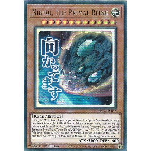 RA05-EN094 Nibiru, the Primal Being STAMP Ultra Rare 1st Edition NM