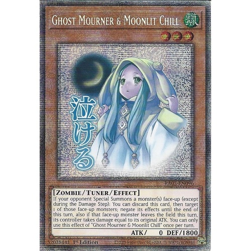 RA05-EN096 Ghost Mourner & Moonlit Chill STAMP Starlight rare 1st Edition NM