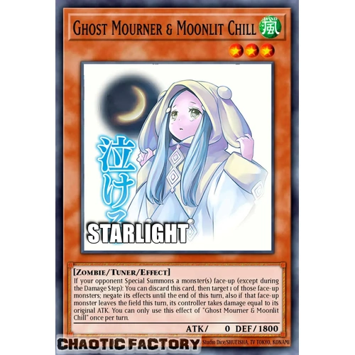 RA05-EN096 Ghost Mourner & Moonlit Chill Starlight rare 1st Edition NM