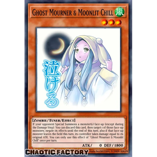 RA05-EN096 Ghost Mourner & Moonlit Chill Ultra Rare 1st Edition NM