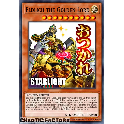 RA05-EN097 Eldlich the Golden Lord Starlight rare 1st Edition NM