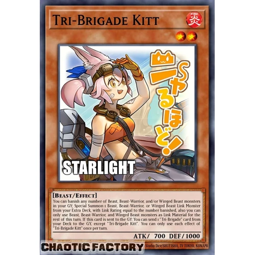 RA05-EN098 Tri-Brigade Kitt Starlight rare 1st Edition NM