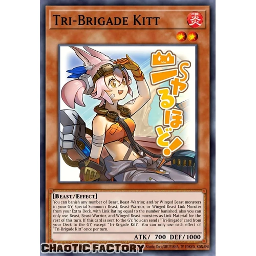 RA05-EN098 Tri-Brigade Kitt Ultra Rare 1st Edition NM