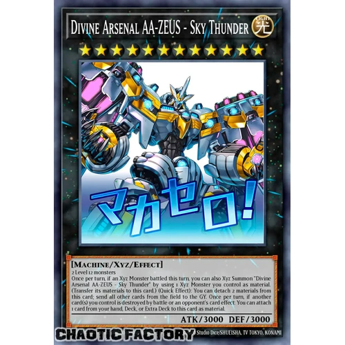 RA05-EN103 Divine Arsenal AA-ZEUS - Sky Thunder Ultra Rare 1st Edition NM