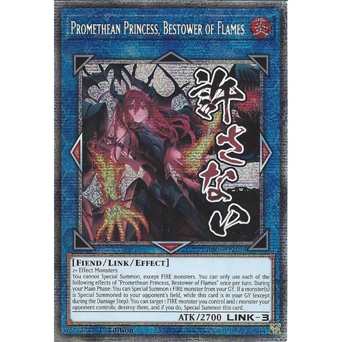 RA05-EN107 Promethean Princess, Bestower of Flames STAMP Starlight rare 1st Edition NM