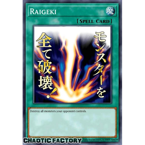 RA05-EN110 Raigeki Ultra Rare 1st Edition NM