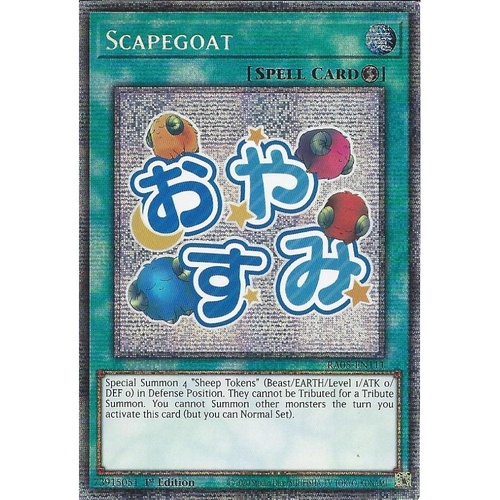 RA05-EN111 Scapegoat STAMP Starlight rare 1st Edition NM