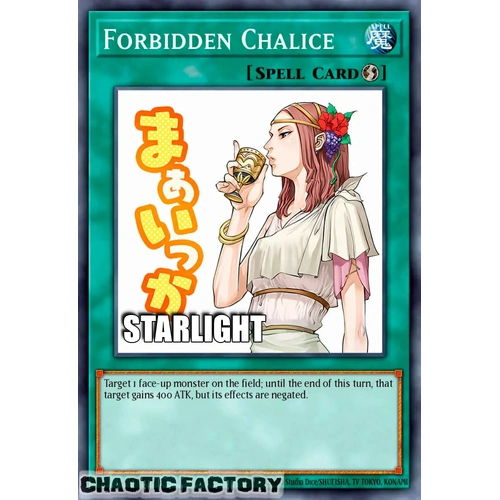 RA05-EN115 Forbidden Chalice Starlight rare 1st Edition NM