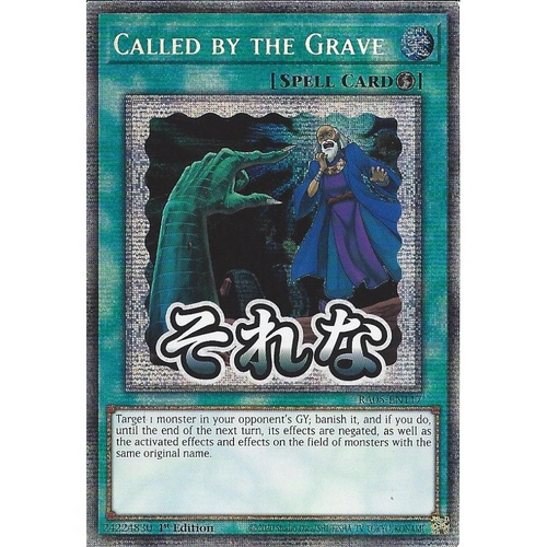 RA05-EN117 Called by the Grave STAMP Starlight rare 1st Edition NM