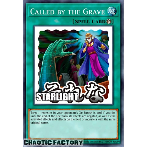 RA05-EN117 Called by the Grave Starlight rare 1st Edition NM