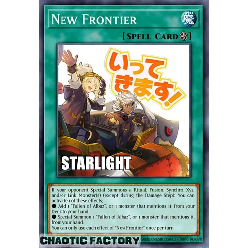 RA05-EN121 New Frontier Starlight rare 1st Edition NM