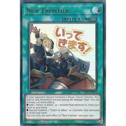 RA05-EN121 New Frontier STAMP Ultra Rare 1st Edition NM