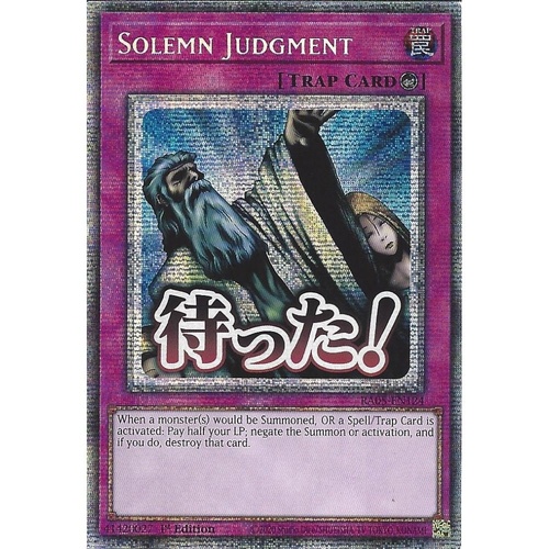 RA05-EN124 Solemn Judgment STAMP Starlight rare 1st Edition NM
