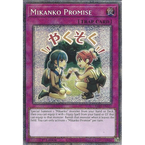 RA05-EN127 Mikanko Promise STAMP Starlight rare 1st Edition NM