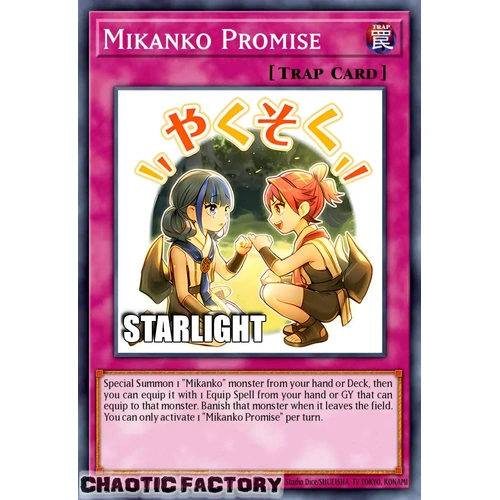 RA05-EN127 Mikanko Promise Starlight rare 1st Edition NM