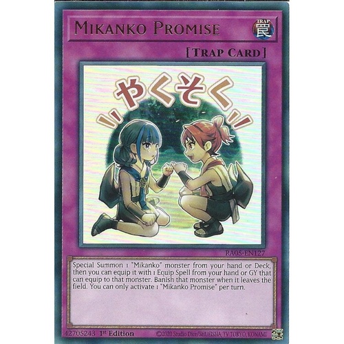 RA05-EN127 Mikanko Promise STAMP Ultra Rare 1st Edition NM